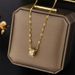 Small Waist Zircon Pendant Necklace With Diamond Inlaid Titanium Steel Collarbone Chain Trendy Internet Celebrity_ipsvogv.com