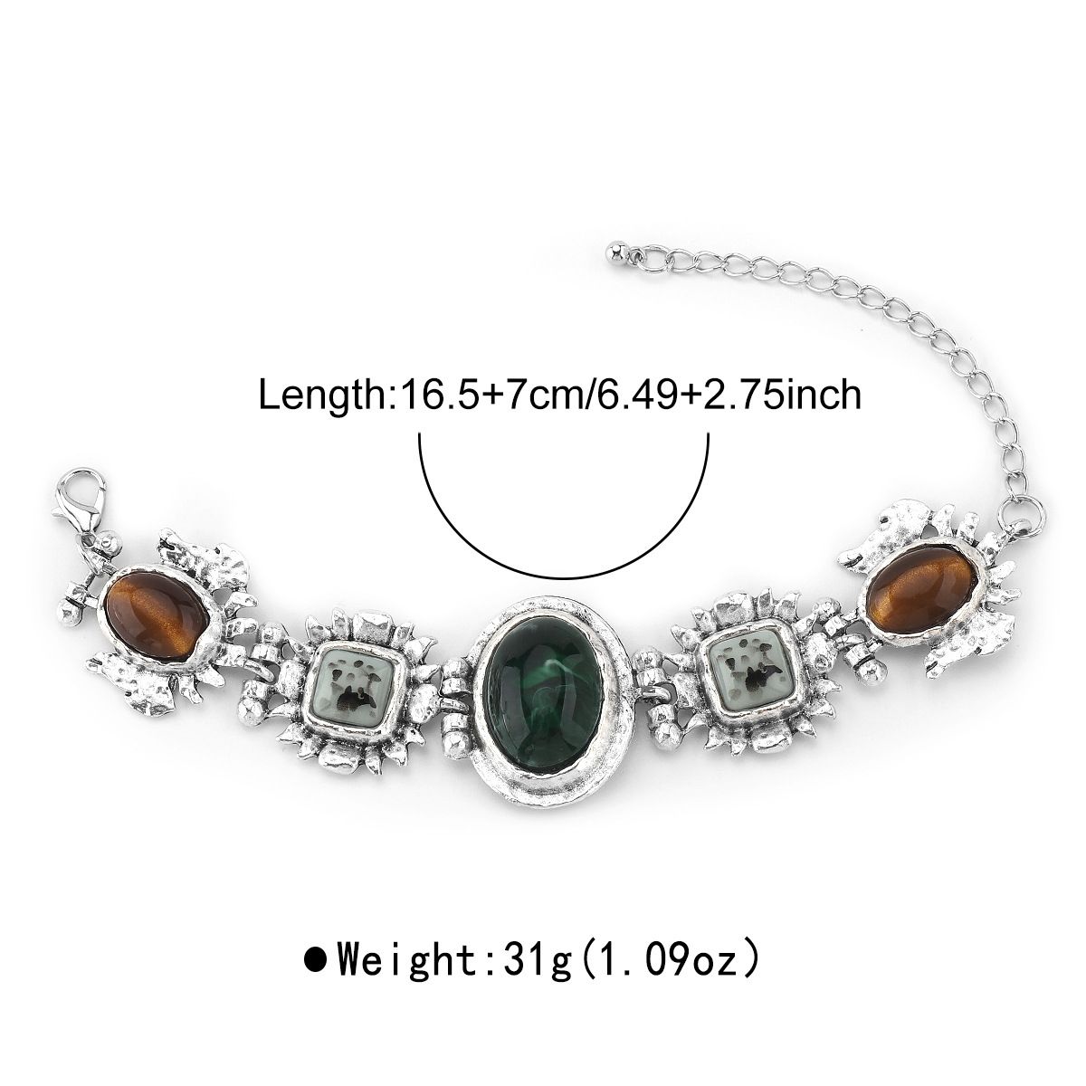 N12323 ZA Personalized Baroque Fashion Resin Luxury Trendy Ethnic Style Necklace_ipsvogv.com