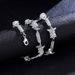 INS style wire chain personality Cuban chain 3D front and back full diamond jewelry necklace men and women hip hop accessories_ipsvogv.com