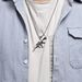 M416 assault rifle retro hip hop titanium steel necklace firearms hobby wear niche personality pendant_ipsvogv.com