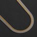4mm Encrypted Cuban Hip-hop Jewelry Men's Trendy Brand Necklace Stainless Steel Double Woven Neck Chain_ipsvogv.com
