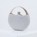 Retro Pink Handheld Banquet Bag Fashion Arc Banquet Bag Wedding Gift Bag Party Nail Bead Bag Evening Dress Bag_ipsvogv.com