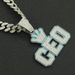 Hip Hop Full Diamond Personalized Letter Pendant, Necklace Jewelry, Men's New Cuban Chain Neckchain_ipsvogv.com
