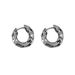 Women's Earrings Metal texture texture earrings for women European and American niche design retro earrings simple high-end design earrings earrings_ipsvogv.com