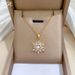 Steel 【 Titanium 】 Pearl Flower Zircon Light Luxury Temperament Gorgeous Full Diamond Necklace Women's Versatile 【 】_ipsvogv.com