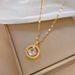 Titanium Steel 【 】 Light Luxury Planet Charm Micro Inlaid Diamond Necklace Women's Exquisite Style Ins Internet 【 】_ipsvogv.com