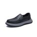 New men's set foot casual shoes light soft thick soles comfortable breathable line male leather shoes_ipsvogv.com