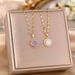 the Same Type Of Online Celebrity, Luck Turns, Titanium Steel Necklace, Female Rotatable Pendant, Flash Diamond,_ipsvogv.com