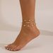 Beach Anklet star shaped butterfly chain pearl anklet ocean style shell dolphin foot jewelry_ipsvogv.com