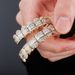 Men And Women's Jewelry Gold & Silver Hip Hop Grillz With Cubic Zirconia - 8 Tooth Snap-On Teeth Jewelry For Parties, Halloween, Festive Celebrations_ipsvogv.com