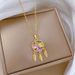 【 】 Lucky Grass Shop Dream Net Light Luxury Charm Gorgeous Full Diamond Necklace Women's Versatile Clavicle Chain_ipsvogv.com