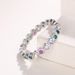 Cao Shi's New Rainbow Heart Ring Is Popular, Featuring Light Luxury Heart-shaped And Colorful Layered Women's Rings_ipsvogv.com