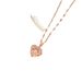 2023 New Smart Ocean Heart Titanium Steel Necklace Women's Light Luxury Small Group Pendant Versatile Collar Chain Does_ipsvogv.com