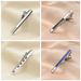 Dai Li Fashion Black Enamel Tie Clip Set High End Blue Diamond Tie Clip Hot Sale Tie Clip_ipsvogv.com