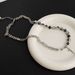 Non Fading Titanium Steel Trendy Hip-hop Four-star Pendant, Ice Cracked Bead Necklace, Men's High-end Splicing Necklace_ipsvogv.com