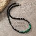 Fashionable Natural Stone Handmade Bead Necklace, Punk Style Men's Jewelry Necklace_ipsvogv.com