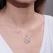 Natural Moonstone Topaz Necklace Clavicle Chain Sterling Silver Temperament New Original Design Niche Pendant Female_ipsvogv.com