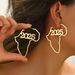 New Digital Earrings For Women Niche Original Digital Design Earrings Versatile High End Geometric Earrings For Women_ipsvogv.com