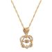 【 Titanium Steel 】 Heart To Heart, Agile, Light Luxury Temperament, Gorgeous Full Diamond Necklace, Women's Versatile_ipsvogv.com