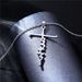 Kaiyi New Stainless Steel Hip Hop English Letter Cross Pendant Necklace_ipsvogv.com
