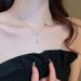 Light Luxury Emperor Feng S999 Pure Silver Bow Necklace For Female Crowd 2023 Valente's Day High End Tassel Collar_ipsvogv.com