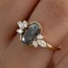 Obsidian Black Gold Ring Alloy Engagement Jewelry Female_ipsvogv.com