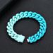 Men's Jewelry Paint Stainless Steel Gradient Bracelet Jewelry Titanium Steel No Fading Cuban Chain Men Hip Hop Bracelet Jewelry_ipsvogv.com