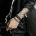 Cuban Bracelet Men Hip Hop Ins Disco Versatile Dark High Street Jewelry For Women Minimalist Cool Style_ipsvogv.com