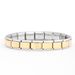 Unisex Jewelry Fashion Modular Bracelet Elastic Stitching Stainless Steel Square Titanium Steel Watch Strap Chain Hot Sale_ipsvogv.com