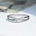 Cao Shi Couple Cross Double Layered Hollow Birthday Gift For Girlfriend Jewelry Simple Micro Inlaid Female Ring_ipsvogv.com