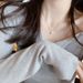 Silver Plated Zircon Charm Female Pendant Instagram Cold Japanese And Korean Versatile Full Diamond Square Geometric_ipsvogv.com