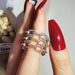 Women's Jewelry Creative Chain Ladies Zircon Ring Rose Gold Luxury Jewelry_ipsvogv.com