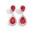 Unisex Exaggerated Bridal Wedding Earrings Popular Ladies Diamond Long Earrings Silver Tassel Earrings_ipsvogv.com
