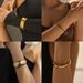 Temperament ladies bracelet plain circle smooth circle bracelet design sense_ipsvogv.com