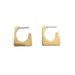 INS Personalized Simple Titanium Steel Earrings Cool Style Geometric Square Versatile Earrings Fashionable Style_ipsvogv.com