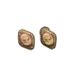Women's Earrings single retro vintage medieval exaggerated style Cameo palace baroque western antique earrings_ipsvogv.com