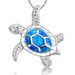 New Turtle Pendant Necklace Cute Exquisite Blue Pendant_ipsvogv.com