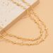 Women's Jewelry Small Fresh Color Y Shaped Daisy Chain Necklace Sweet Three Dimensional Metal Copper Clavicle Chain_ipsvogv.com