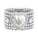 Butterfly Starry Women's Style Zhou Ye Huang Xiaoyun Same Love Pearl Drip Oil Wide Edition Ring Opening Adjustable_ipsvogv.com