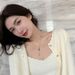 Daisy Necklace, Female Titanium Steel, Timeless Temperament, Socialite, Tassel, Exquisite Collarbone Chain, Student_ipsvogv.com