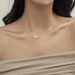 Elegant And Minimalist Cross Pearl Titanium Steel Necklace, Women's Collarbone Chain, Summer New Style Necklace That_ipsvogv.com