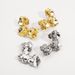 E13047 delicate high-end floral earrings, fashionable and versatile metal style symmetrical earrings_ipsvogv.com