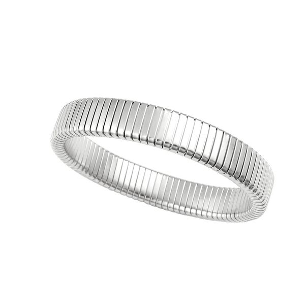 Wemen's Jewelry Popular Titanium Steel Gold Textured Bracelet Plain Ring Bracelet_ipsvogv.com