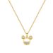 【 Titanium Steel 】 Necklace Earring Light Luxury Full Diamond Thread Empty Mouse Head Personalized Temperament Banquet_ipsvogv.com