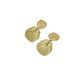 Gold-Plated Copper Leaf Luxury Earrings With Silver Needle Niche Design High-End Texture Ear Jewelry_ipsvogv.com