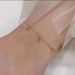 Titanium steel non-fading anklet women's sexy beads tassel fashion high sense ankle stainless steel foot chain_ipsvogv.com