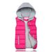 Women's Clothing candy color down cotton vest large size women's hooded cotton vest factory direct sales_ipsvogv.com