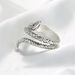 Personalized Silver Eye King Snake Size Couple Ring Dominant Animal Hand_ipsvogv.com