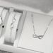 Creative simple fashion versatile temperament ladies set of accessories necklace bracelet two piece set_ipsvogv.com