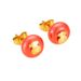 Bear Stainless Steel Jewelry Earrings Simple Cute Flat Beads Four Colors Women's Bear Earrings_ipsvogv.com